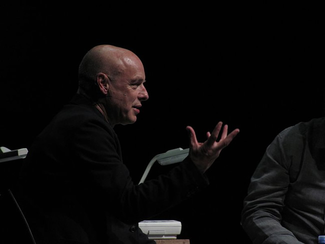 Brian ENO en una charla en 2014